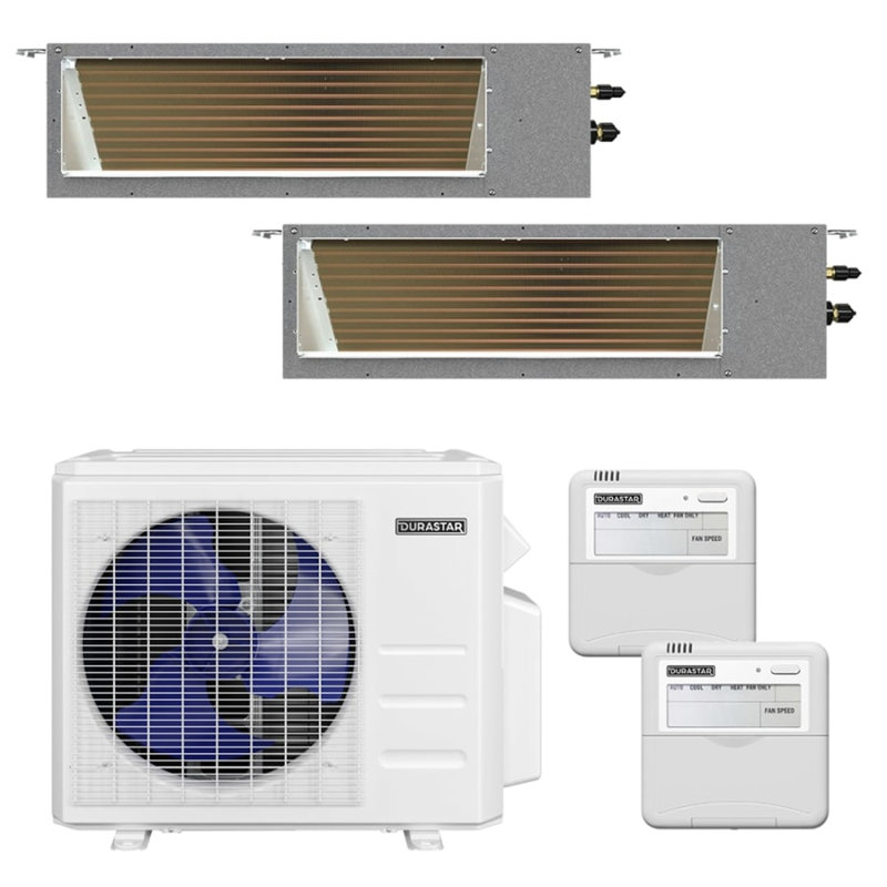 Durastar 27000 BTU Ductless Mini Split Air Conditioner with Remote